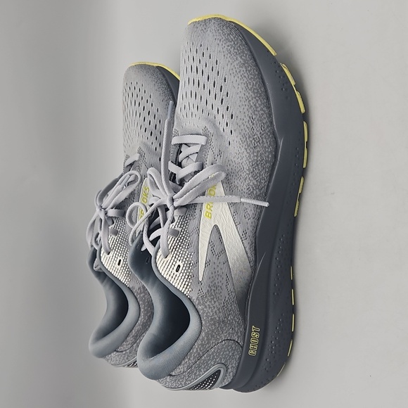 Brooks Ghost 16 Shoes Mens Size 9.5 Gray Sneakers Running Athletic Neutral Grey - Picture 4 of 13